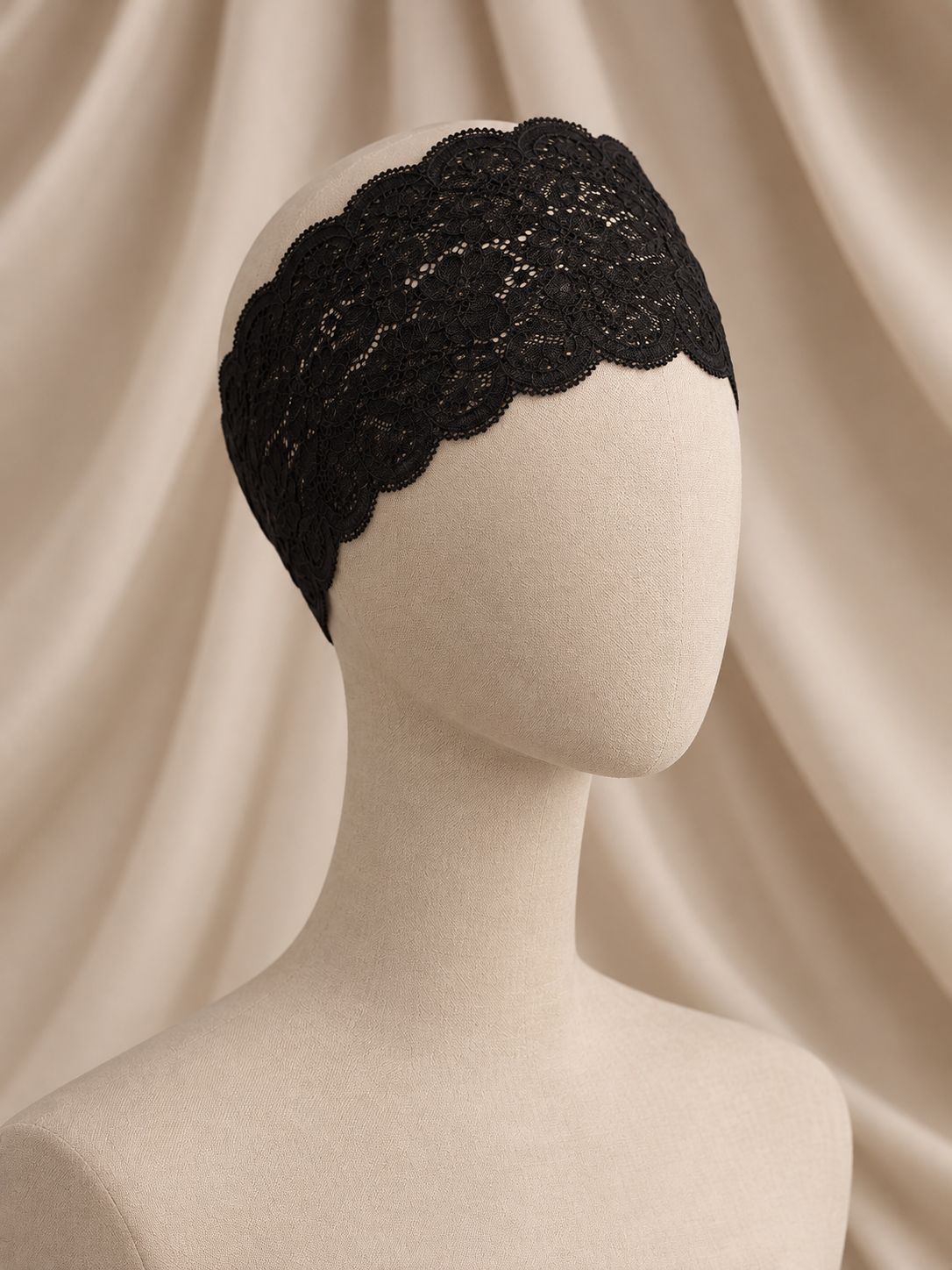 Janad Modesty - Bandeau Dentelle Noir