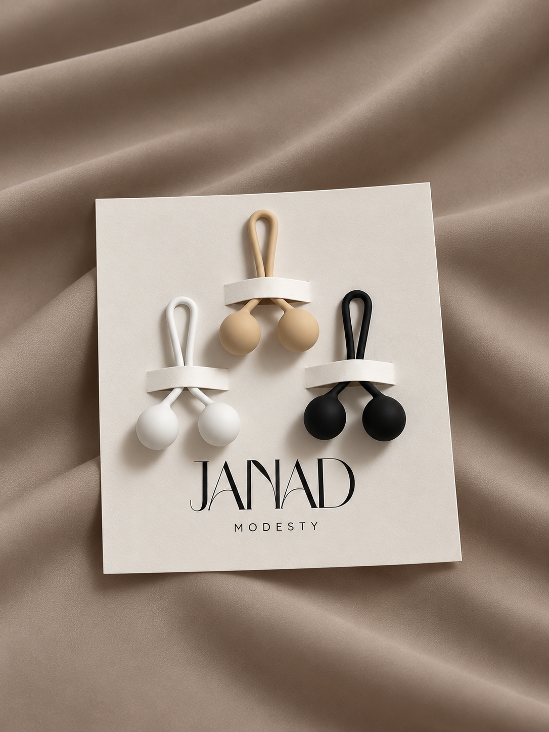 Janad Modesty - Set de 3 pinces à Hijab